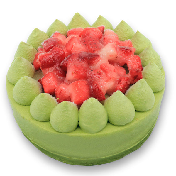 風見鶏デコレーションケーキ抹茶